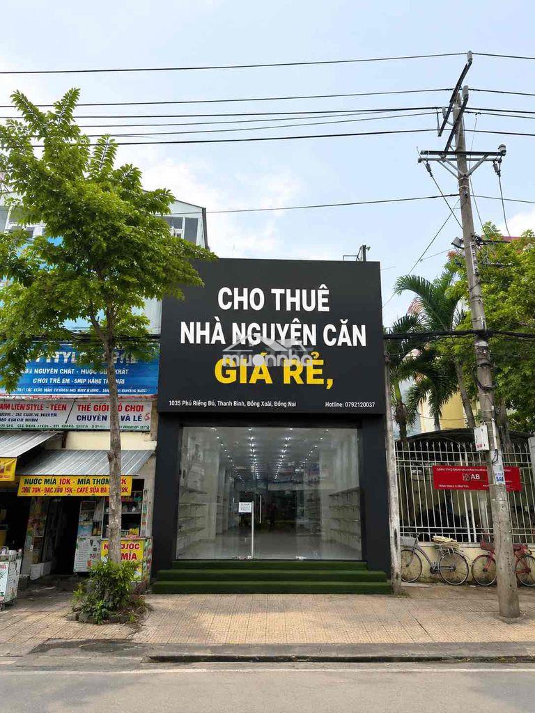 Cho thuê nhà nguyên căn, mặt tiền đẹp, vị trí đắc địa