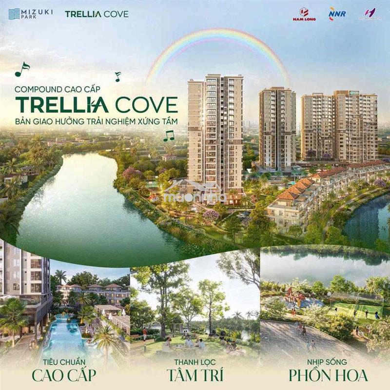 Trellia cove - mizuki park, căn 2pn giá chỉ 4,2 tỷ. ck đến 15,5%