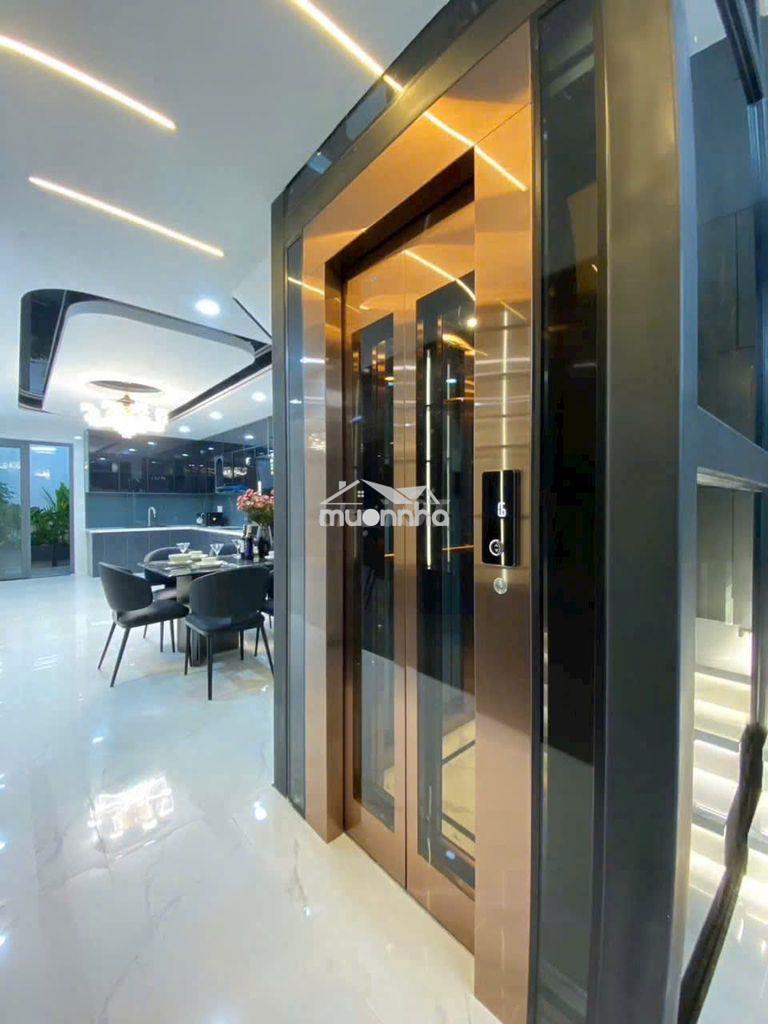 Biệt thự đường 10m thông phường phú thạnh dt 8mx18m 3 lầu thang máy - 3