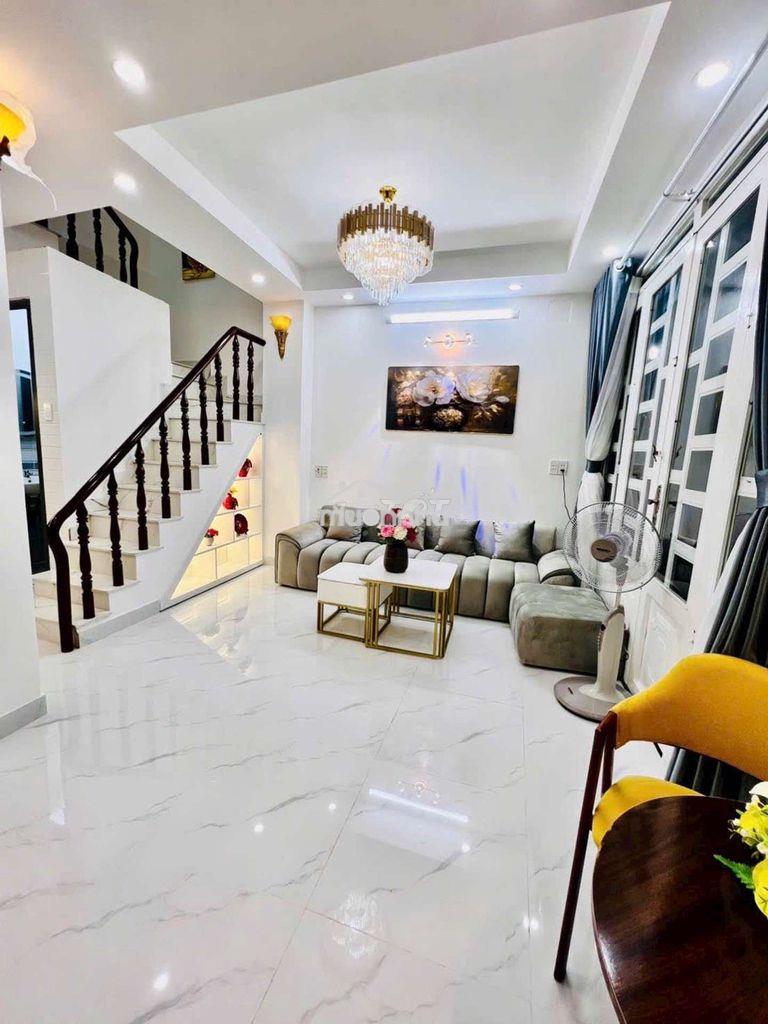 Bán nhà 3 tầng_ ngang 6m_giá 2tỷ35_huỳnh tấn phát_ nhà bè. - 2