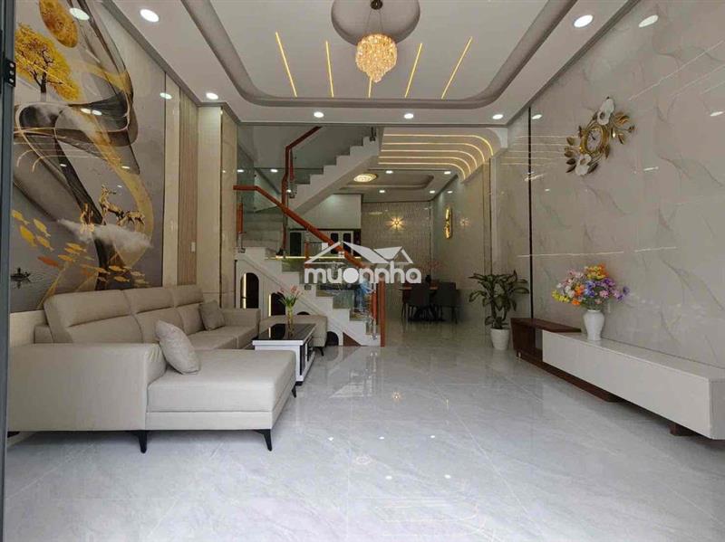 Nhà mới hẻm xe hơi 7 chổ thông. 50 m2 3 lầu giáp quận 6