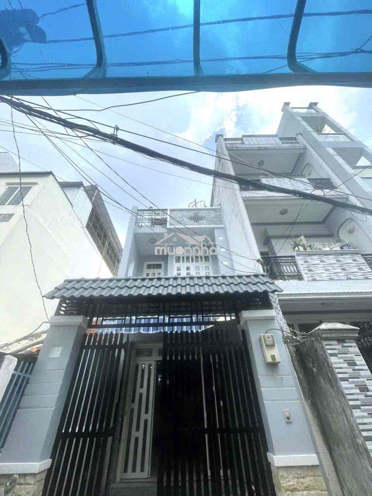 Cho thuê nhà- full nội thất- 4x17m- 4pn + 3wc- cxpla,q6- 15 tr ( tl)