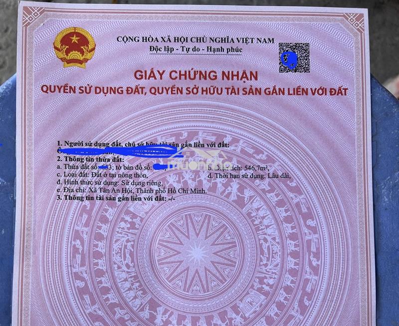 546,7m2thổ ba sa _ phù hợp xây nhà vườn, cho thuê _ sổ sẵn giá cực tốt