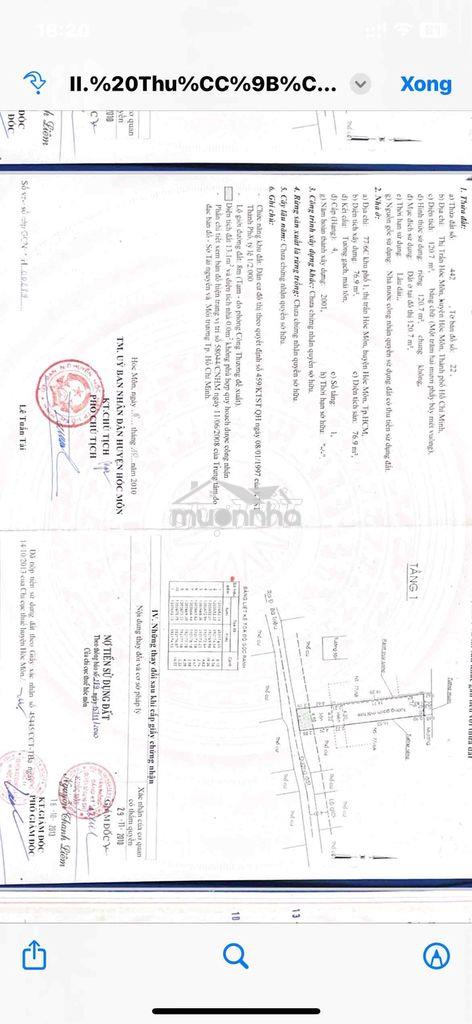 Chính chủ bán nhà thị trấn hóc môn – gần bệnh viện đa khoa hóc môn - 4