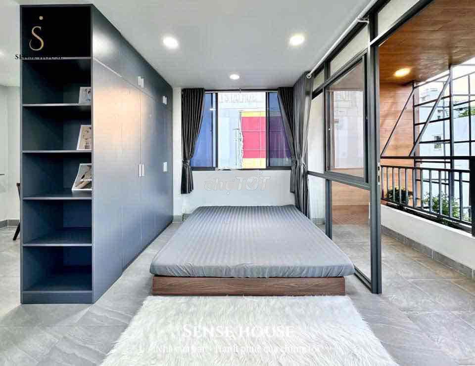 Penthouse 1pn rộng 40m2 | nhà mới 100% | ngay thạch lam - 4