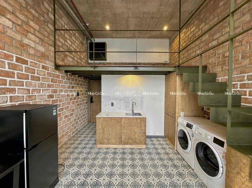 Duplex vibe retro siêu có gu | máy giặt - sấy riêng | ngay nhà ga t3 - 2