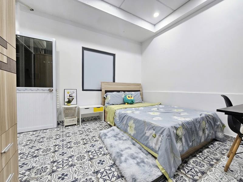 Cho thuê căn hộ 1pn bếp riêng ban công lớn đường điện biên phủ gần uef , gtvt, hutech , hồng bàng - 4