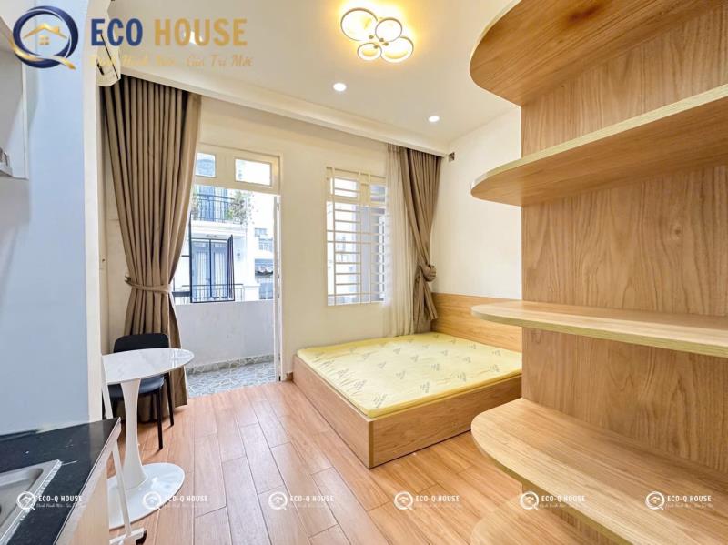 🏠 Căn hộ cho thuê dạng 1 phòng ngủ tách bếp siêu rộng có ban công - full nội thất | ngay aeon mall tân phú