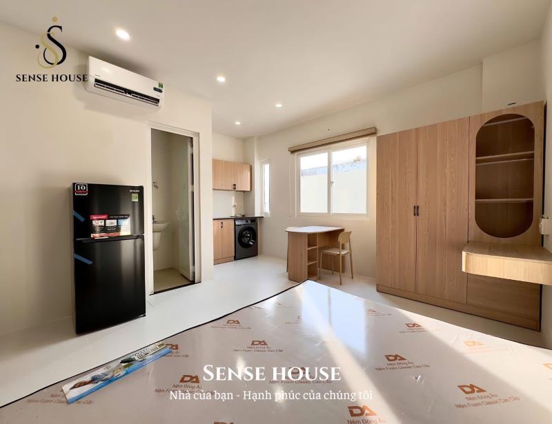 Cc mini thang máy hầm xe mới 📍 cộng hoà tân bình gần ga t3 🌽 full nt giặt riêng phòng rộng - 3