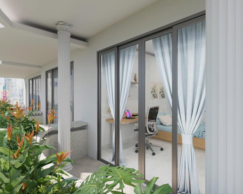 🐳 Cho thuê căn hộ mới 100% - ban công, cửa sổ – công trường tự do, chợ thị nghè, sát quận 1 🐳  - 2
