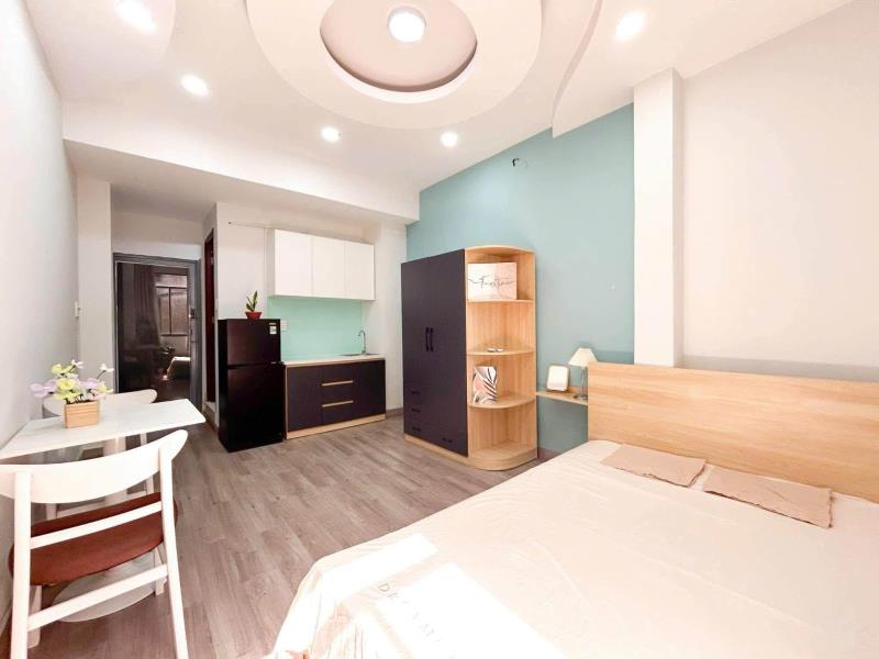 Studio mới xây có thang máy, full nt ngay vhu, ueh, parcmall quận 8 - 4