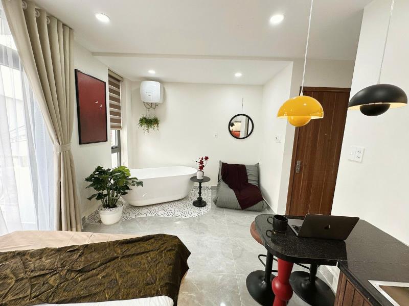Khai trương ch mới 100%, style homestay gần vlu cs3, hầm xe rộng, thang máy đảm bảo pccc - 4