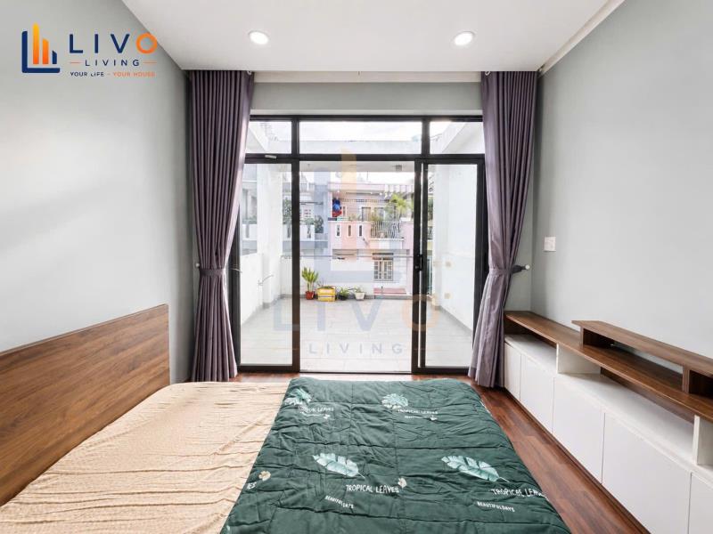 Cho thuê căn hộ 1 phòng ngủ có ban công, đón ánh nắng tự nhiên, gần chợ bà chiểu. trung tâm quận bình thạnh - 3