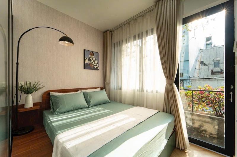 Cho thuê căn hộ 35m2 full nội thất nằm gần lotte mart, vivo city, đhufm đhtdt đh rmit đhntt tách bếp bancol quận 7 - Ảnh 4
