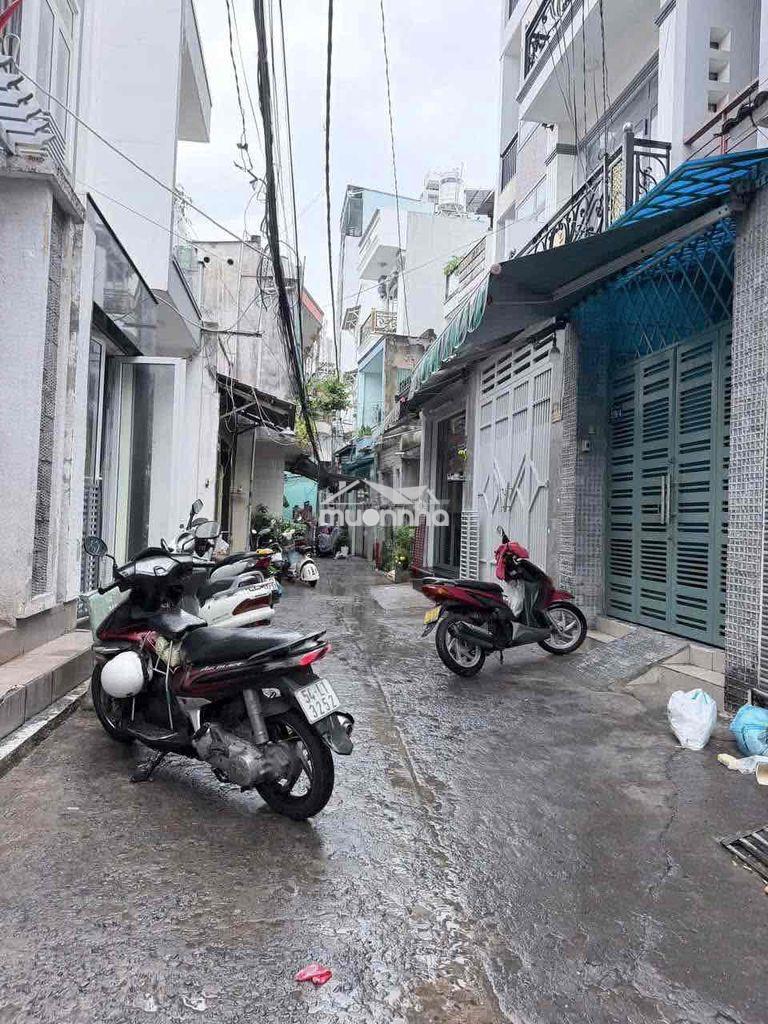 Nhà mới 4 tầng hẻm 5m cách mt 20m dương bá trạc p. chánh hưng 4pn 5wc - 2