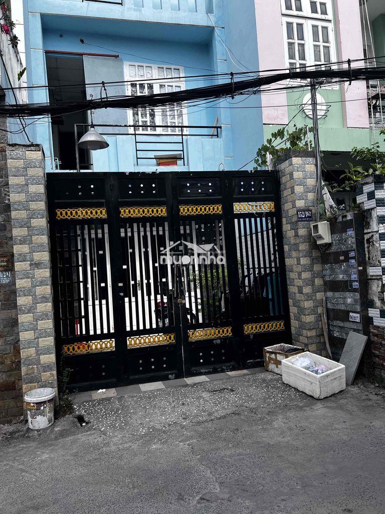 Cho thuê nhà nguyên căn 154m2-  6pn hẻm ô tô tân thới hiệp q12