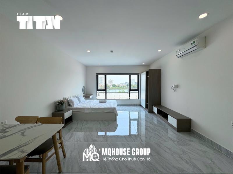 Cho thuê studio 40m2 view sông sài gòn ngay cầu kinh thanh đa - cầu bình lợi - gigamall