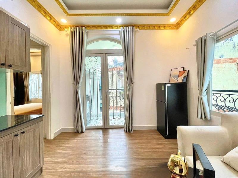 Cho thuê căn hộ dịch vụ, tách bếp, có ban công riêng cửa sổ siêu thoáng - phan đình phùng, phú nhuận, sát bên q1 - Ảnh 2