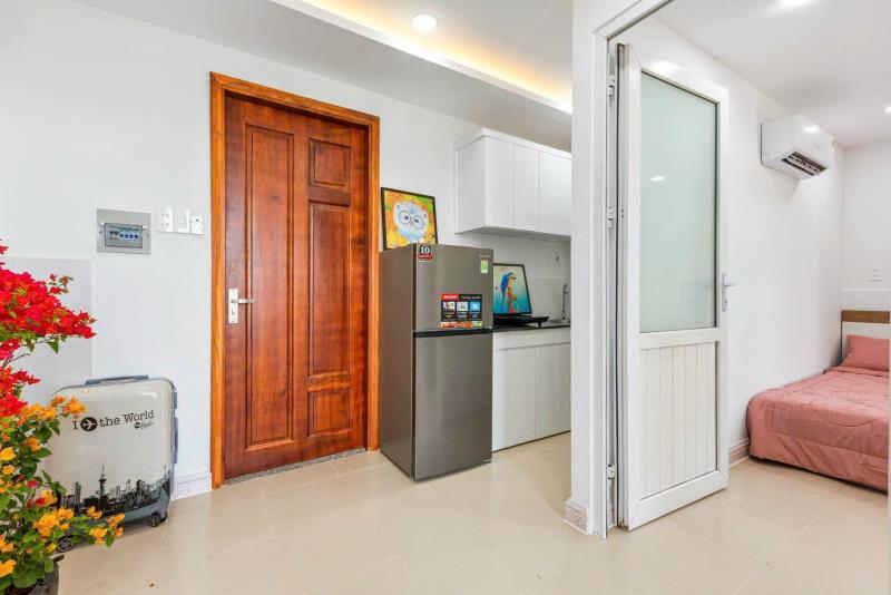 Thang máy ban công full nội thất tách bếp võ duy ninh bình thạnh  - Ảnh 3