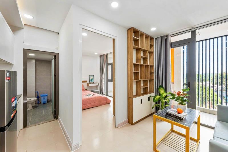 Thang máy ban công full nội thất tách bếp võ duy ninh bình thạnh  - Ảnh 4
