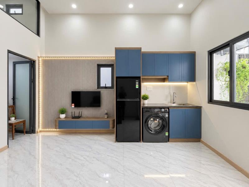 Cho thuê căn hộ dịch vụ có gác  cửa sổ siêu thoáng tại ung văn khiêm – gần hutech, uef, văn lang cs3, ftu, uth - Ảnh 3