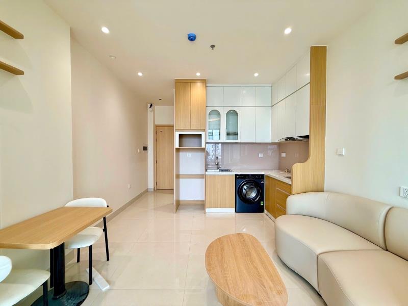 Modern fully furnished 1-bedroom apartment for rent in ho chi minh city  ✨ modern and cozy 1-bedroom apartment with a clean, minimalist design.  🏡 apartment features:  * fully furnished * bright and  - Ảnh 4