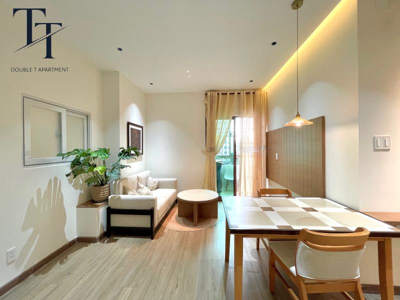 Cho thuê căn hộ 2pn ban công 50m2 có máy giặt riêng - thang máy ngay ngã tư hàng xanh - cầu thị nghè - thảo cầm viên sg - Ảnh 3