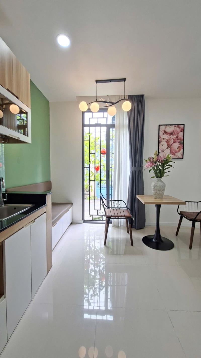 🏠  Studio tách bếp gần sân bay tsn – tone hồng cánh sen  🌸