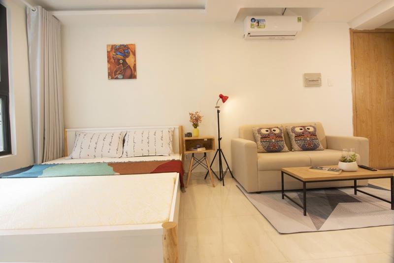 Cho thuê căn hộ 39m2 có cửa sổ & tv | gần cầu hoàng hoa thám & phan xích long  - Ảnh 4