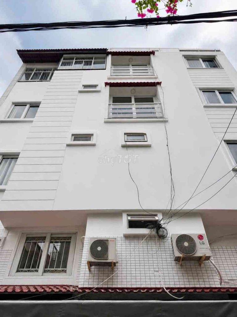Hoàng hoa thám , phú nhuận- 56m2 - 6 tầng btct - hẻm ô tô tránh