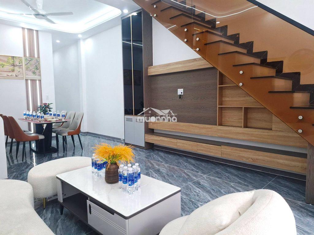 Bán nhà trệt lầu mới 100% giá rẻ gần ngã tư bình chuẩn - thuận an - 4