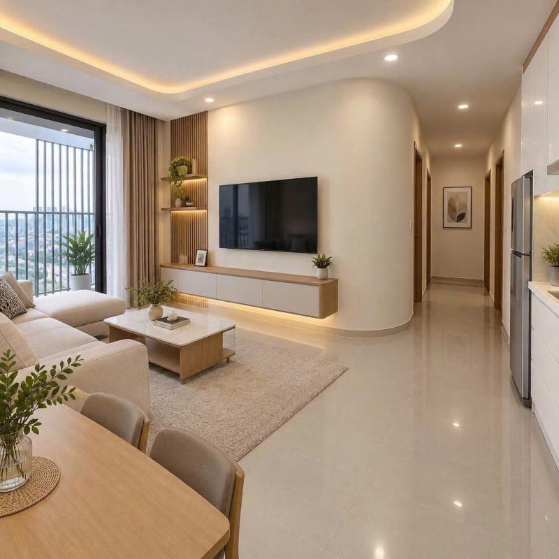 Cho thuê gấp căn hộ 3pn central plaza - 91 phạm văn hai, quận tân bình - nội thất cao cấp - Ảnh 2