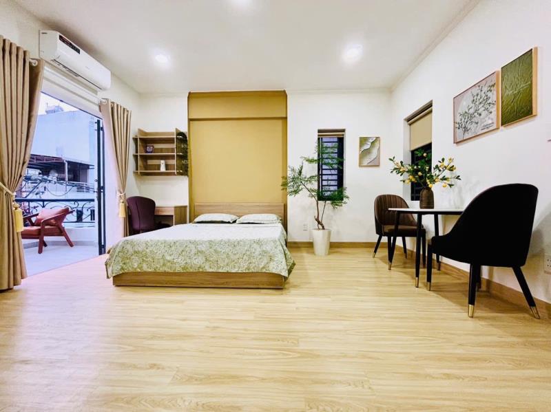 Cho thuê căn hộ penthouse 1pn, sân thượng riêng cực lớn – lê quang định, bình thạnh tiện qua q1 và phú nhuận - Ảnh 4