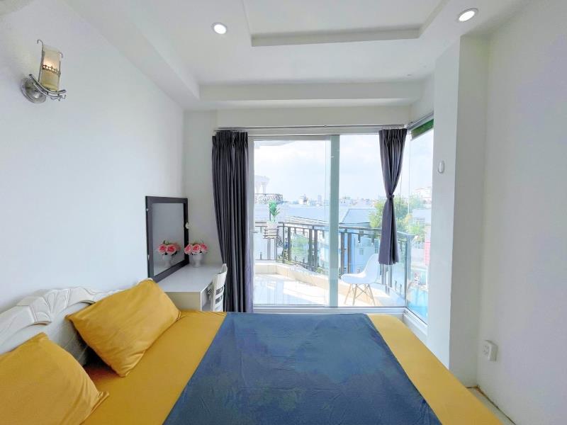 Căn hộ ban công lê văn sỹ gần trần quang diệu 40m2 full tiện nghi giá 7 triệu - Ảnh 3