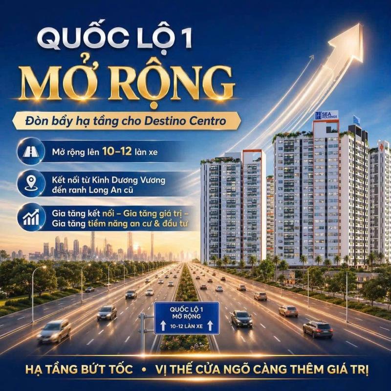 Bán căn hộ destino centro 2pn mặt tiền ql1a giáp bình chánh, vốn từ 300 triệu, ký hđmb ngay - Ảnh 4
