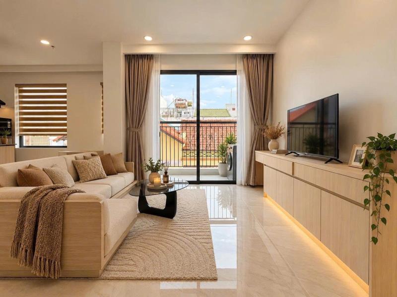 🌟 Cho thuê căn hộ studio ban công rộng rãi - máy giặt riêng gần etown, lăng cha cả, khu k300 - Ảnh 3