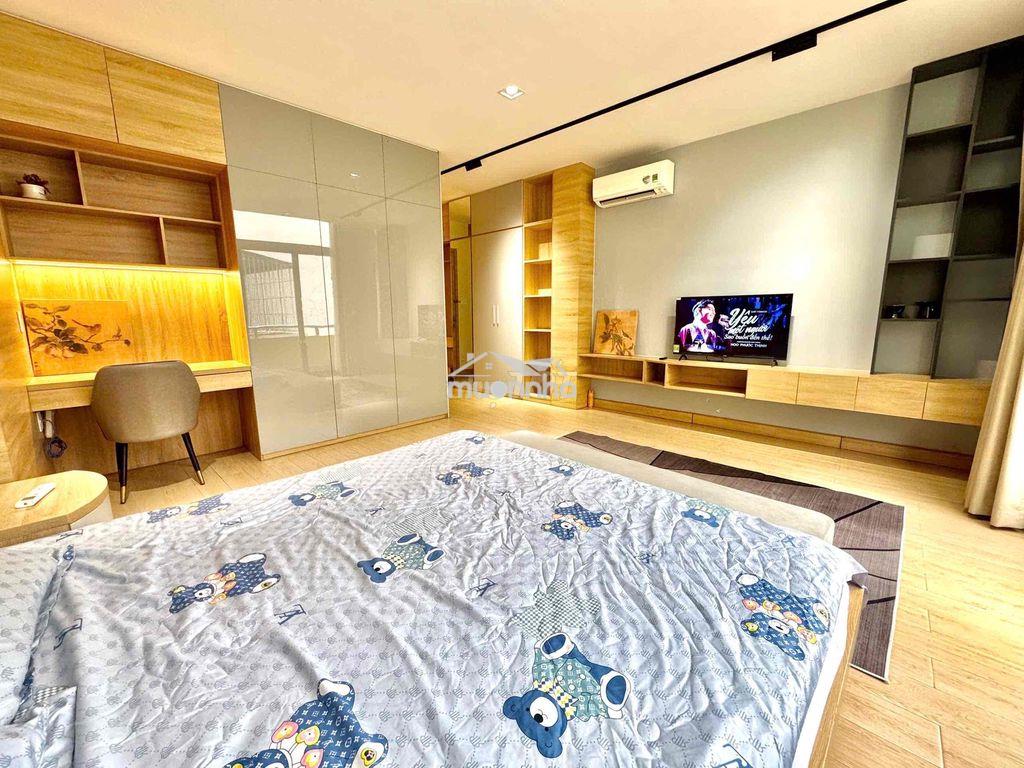Căn hộ studio ban công full nội thất rộng 40m2 gần vlu, chợ cây quéo - Ảnh 2