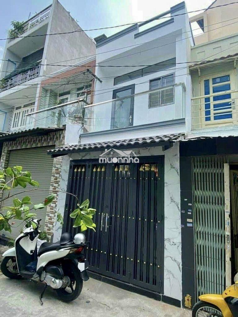 Nhà 2 lầu (4.3x13) mới đẹp hẻm thông đẹp đường hậu giang giá tốt