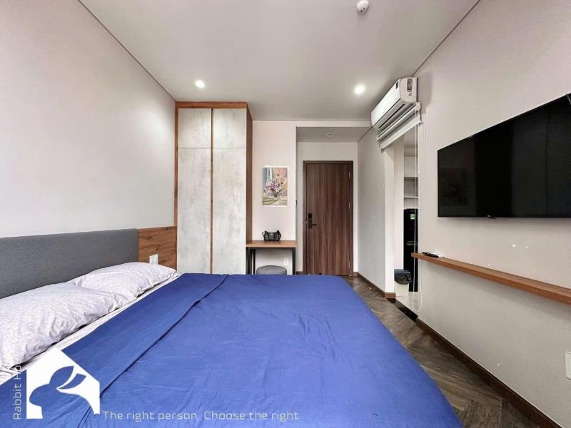 Cho thuê phòng studio đầy đủ nội thất gần cầu ông lãnh, trần hưng đạo q1 - Ảnh 2