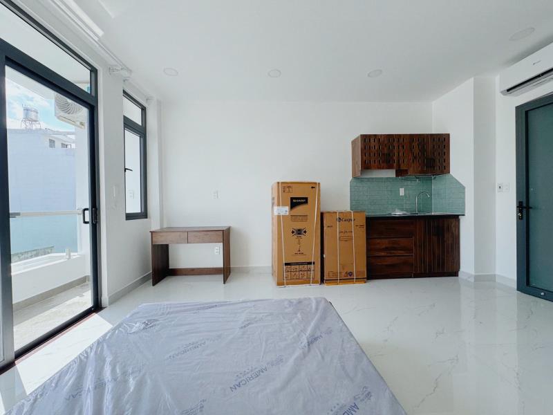 Cho thuê căn hộ ban công bình thạnh gần chợ bà chiểu full nội thất - Ảnh 4