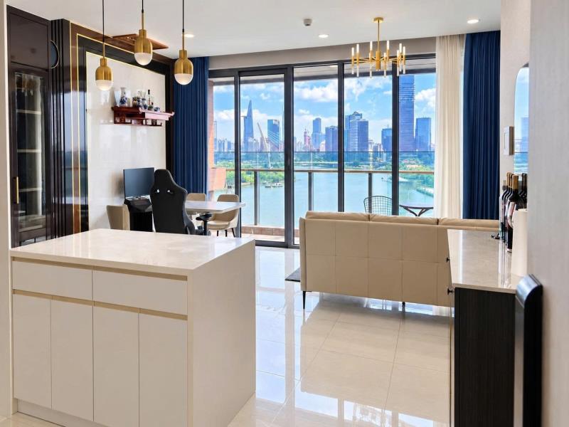 Rổ căn hộ cho thuê tại sunwah 2pn 110m2 45tr net có thương lượng - Ảnh 2
