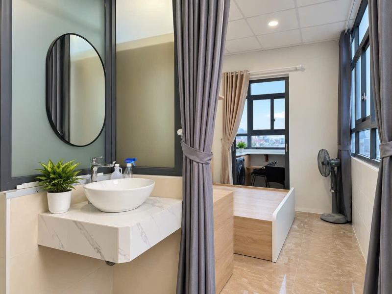 Phòng penthouse view xịnh - ban công tách bếp - thang máy - gần cầu bông quận 1, bà chiểu  - Ảnh 4