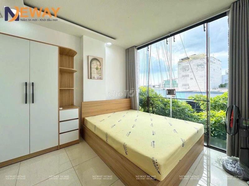 Cho thuê căn hộ cao cấp dạng 2pn - full nội thất - ban công - cửa sổ trời | ngay ngã tư bảy hiền - Ảnh 3