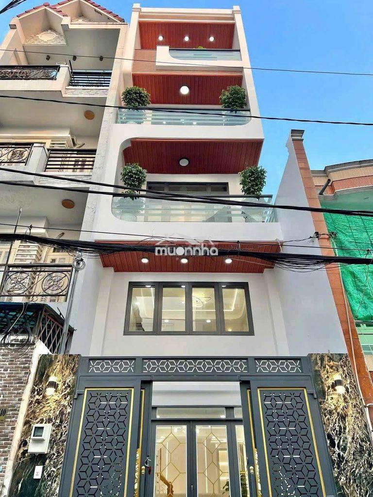 Nhà bán đường lê văn quới_ mã lò: 4mx13m đúc 1 lửng 3 lầu