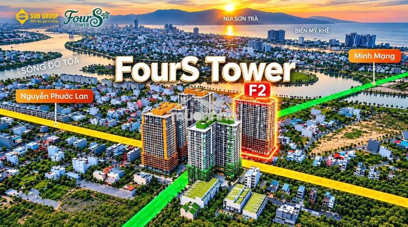 Chỉ từ 1.9 tỷ sở hữu ngay căn hộ khu vực hòa xuân - fours tower