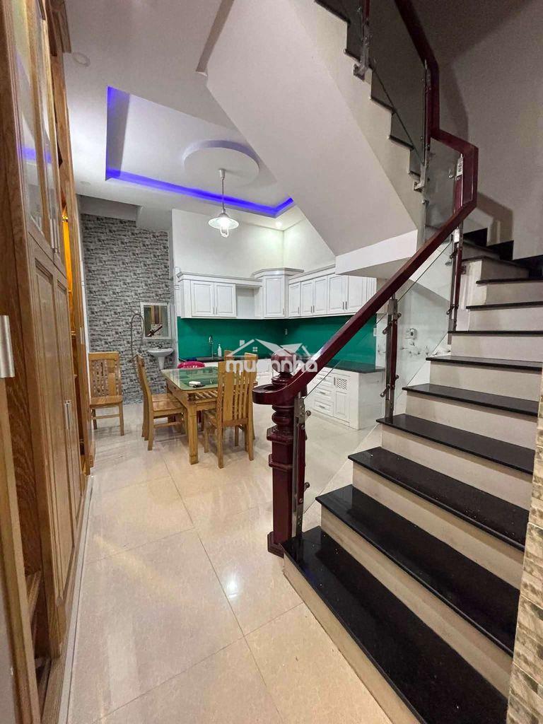 Cho thuê nhà hẻm xe tải thông 4pn 5wc nguyễn văn lượng p16 gò vấp - Ảnh 4