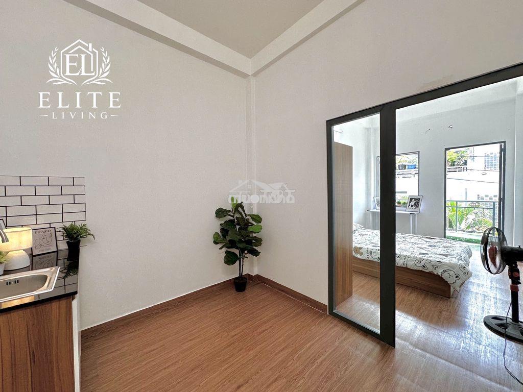 Cho thuê căn 1pn 40m2 - ban công - tách bếp sau lưng vạn hạnh mall - Ảnh 2