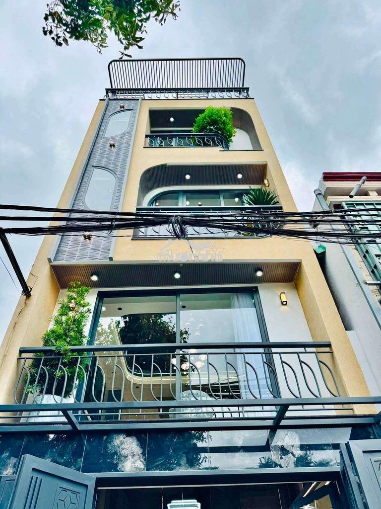 Nhà xây mới 5 tầng 52.8m2 hẻm 5m đường lê đức thọ, ngay chợ an nhơn - Ảnh 2