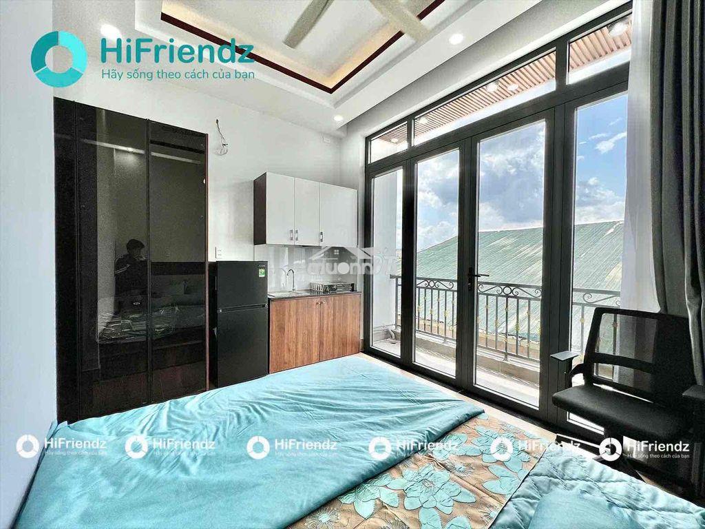 Cho thuê studio ban công full nội thất gần emart phan huy ích - Ảnh 3