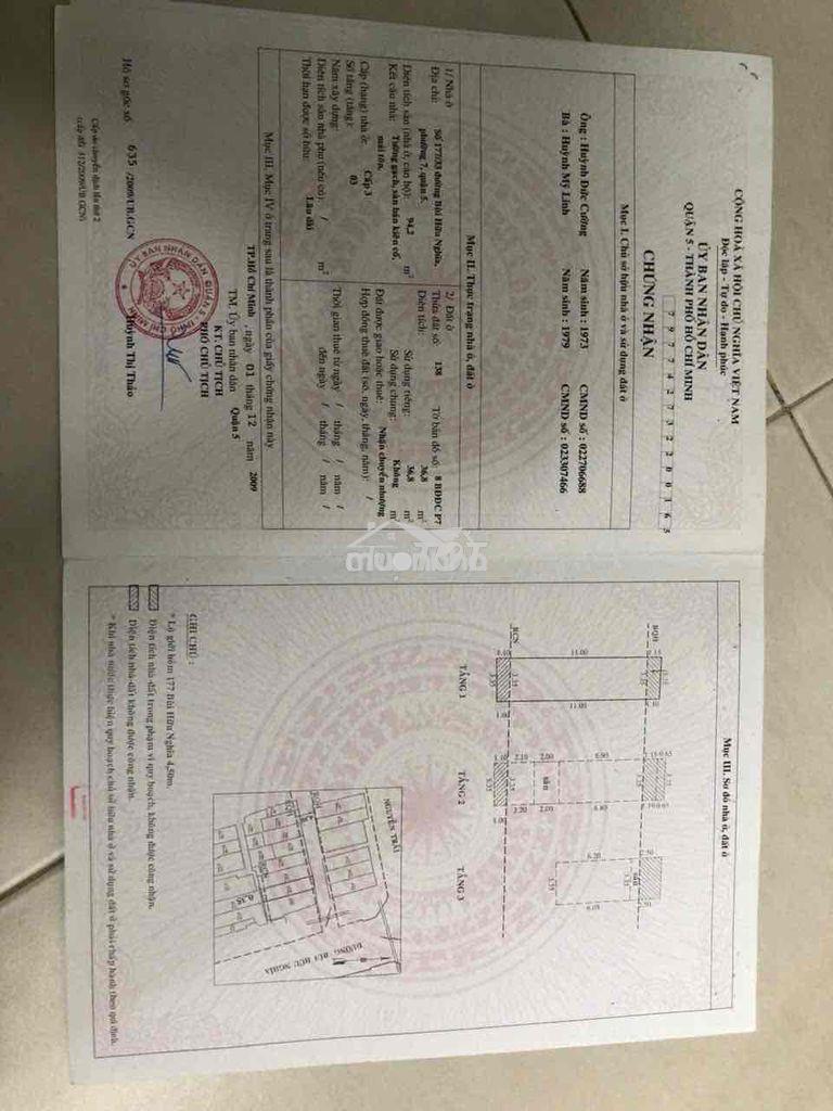Bán nhà quận 5 phố người hoa - 2
